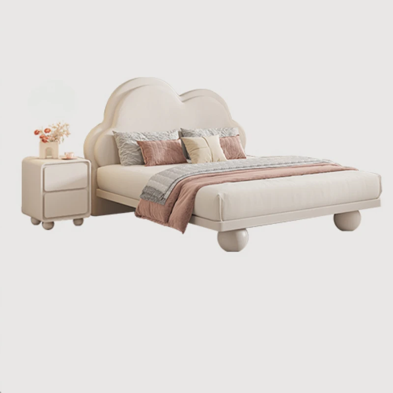 Small Double Children Beds Younger Girls Luxury Children Beds Boys Wooden Floor Modern Letto Bambini Kids Furniture YN50CB