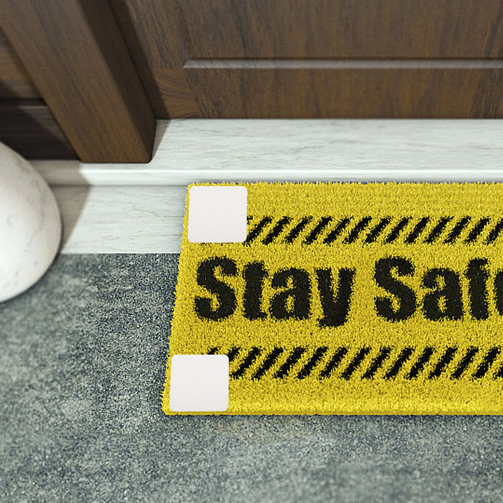 

12pcs Non Slip Rug Pads Carpet Grippers Rug Tape For Laminate Tile Floors Keep Rugs In Place Corner Stickers Household Use