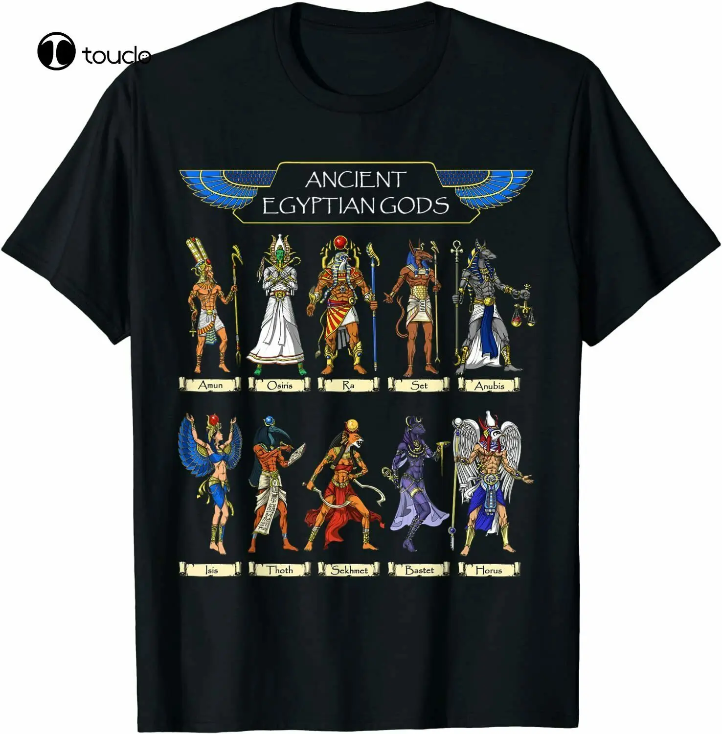 New Egyptian Gods Ancient Mythology Pharaoh Anubis Thoth Horus - T Shirt S-5Xl Tee Shirt Cotton T Shirt Fashion Tshirt Summer