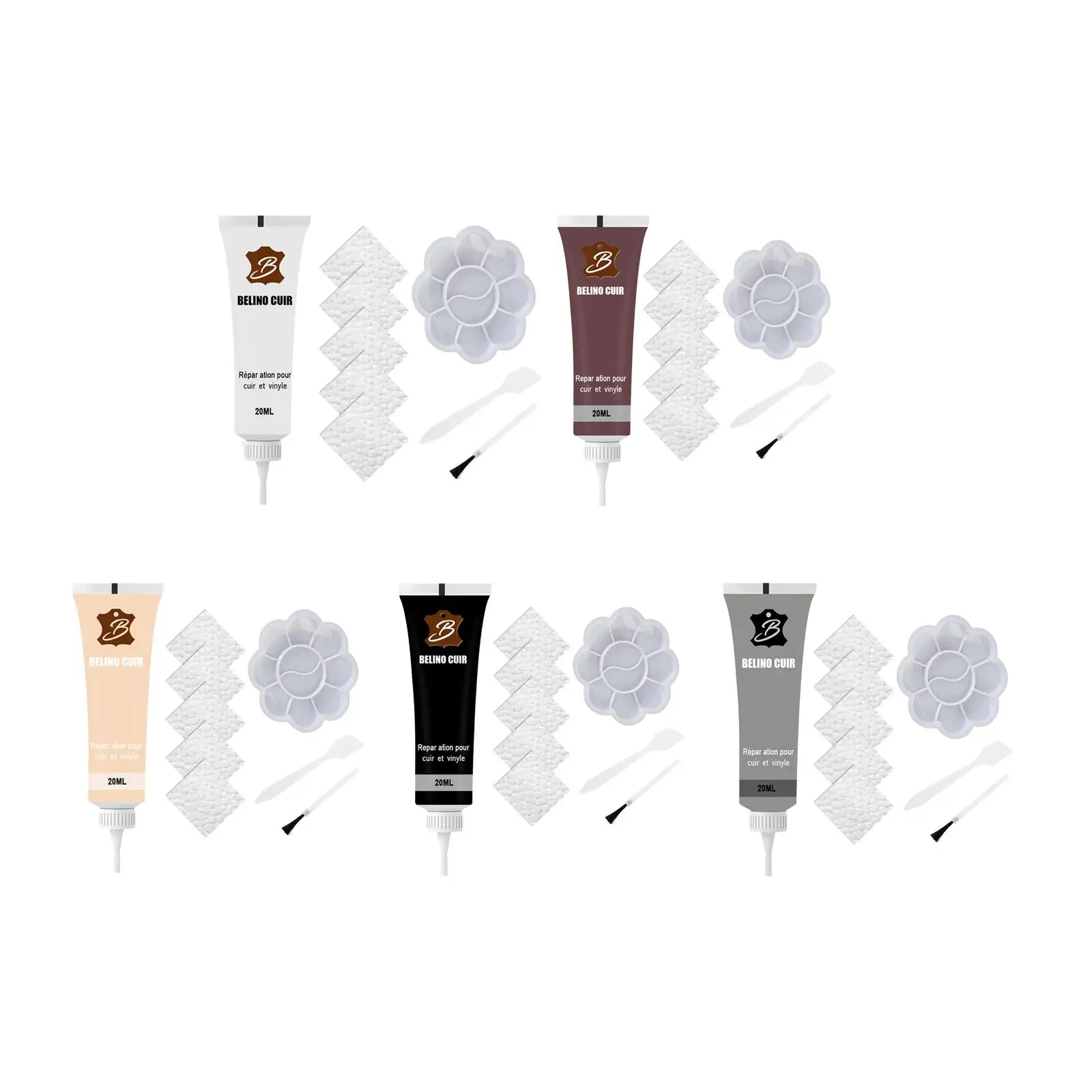 

Leather Repair Cream 20ml Car Accessories Sofa Coats Vinyl Repair Kits for Sofa Leather Furniture Shoes Car Interior Bags
