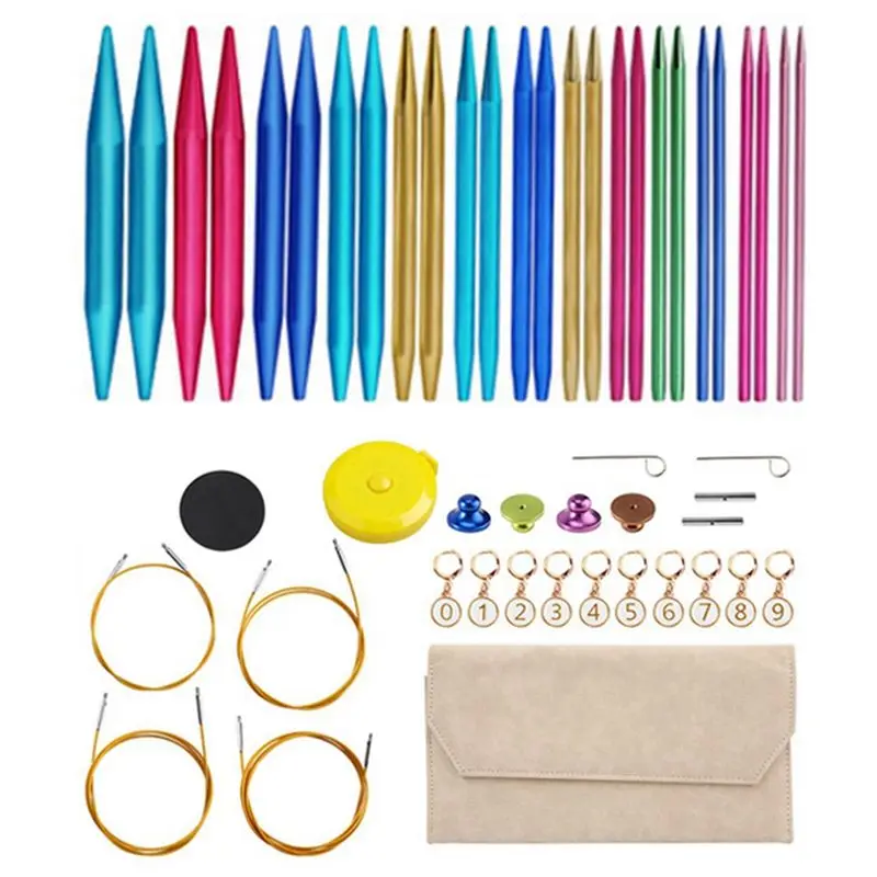 cycli-set-di-ferri-da-maglia-circolari-in-alluminio-intercambiabili-aghi-per-cucito-e-uncinetto-kit-per-tessitura-e-lavoro-a-maglia