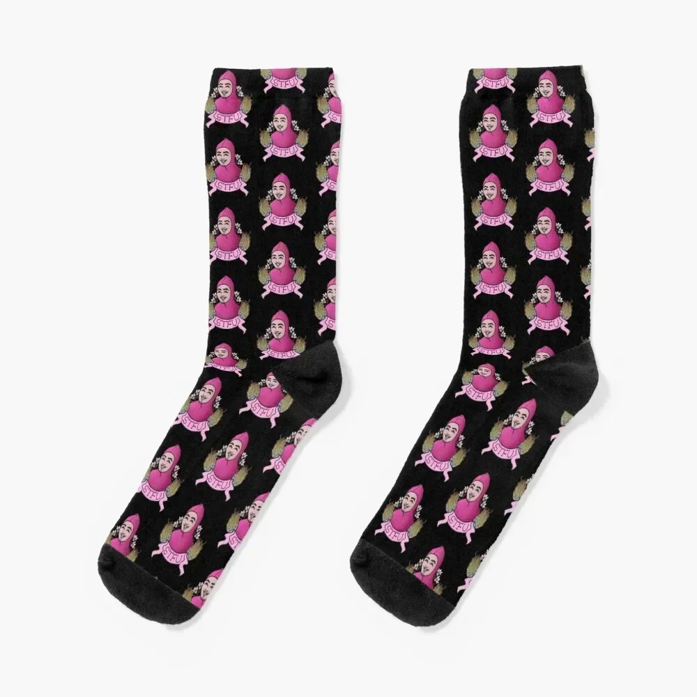 

Pink Guy Socks cool moving stockings essential fashionable Socks Men's Women's