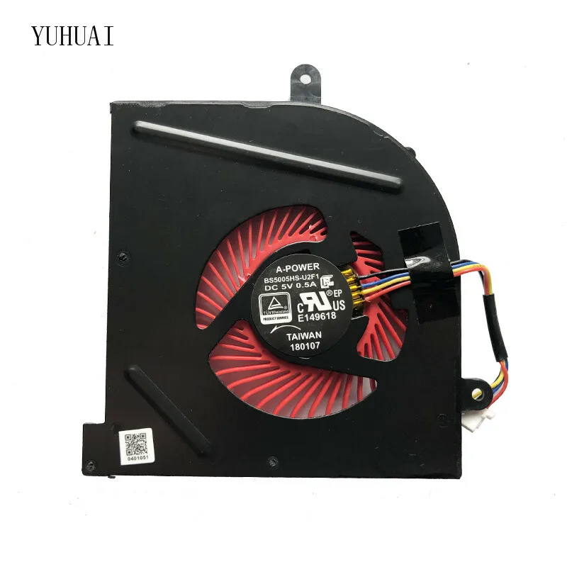 A+ NEW CPU GPU Cooling Fan MSI GS63 GS63VR GS73 GS73VR GS62 GS62VR MS-16K2 MS-17B