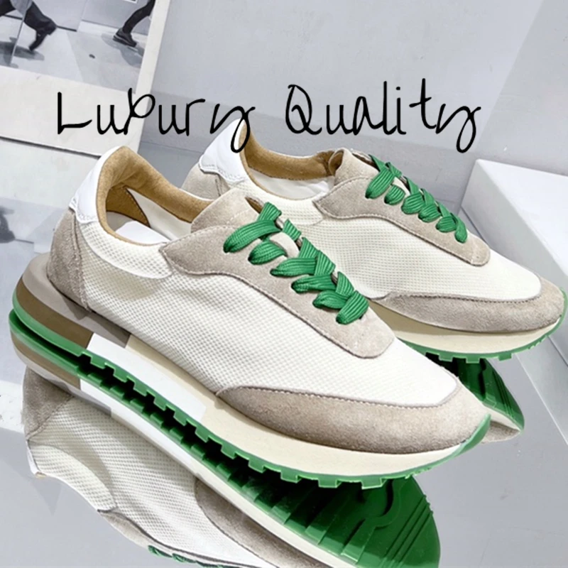 

2024 New Women's Tennis Shoes Thick Bottom Breathable Sneakers Casual Shoes Outdoor Vacation