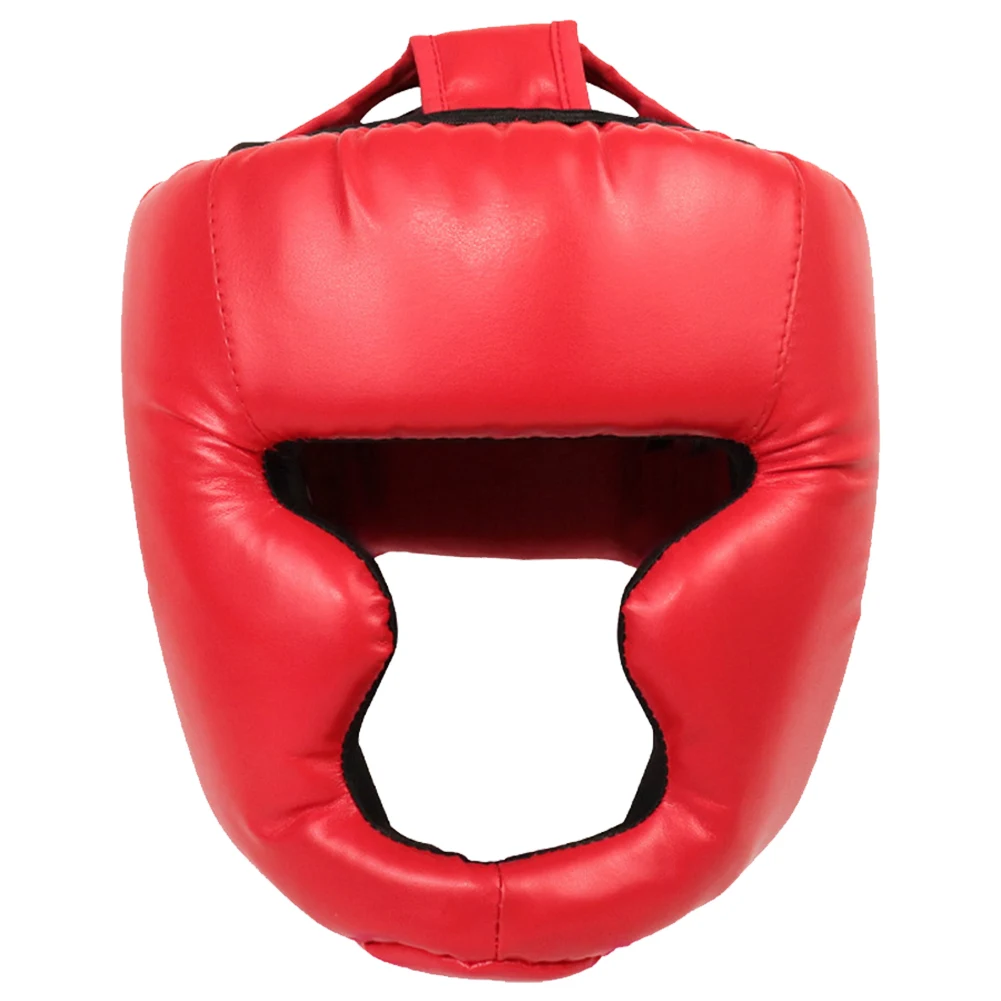 Full-Covered Karate Muay Thai Training Head Protector Boxing Protective Gear Training Sparring Safety Head Guard for Adult Kids
