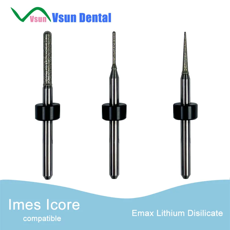 

Imes Icore 150i 250i E.Max Glass Ceramic Dental Laboratory Milling Tools CADCAM Milling Burs Cutters for Lab Lithium Disilicate