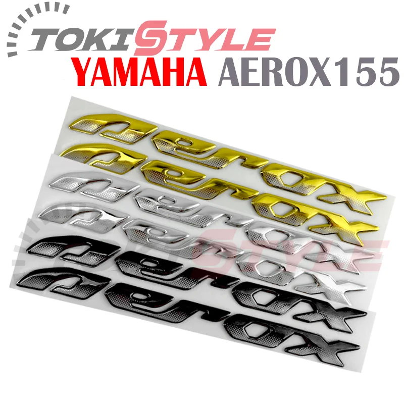 สติกเกอร์ติด AEROX155 aerox 155 NVX155ติดรถมอเตอร์ไซค์รูปลอกติด3D ตรารถยนต์สติกเกอร์ติดถังยกล้อติดป้าย