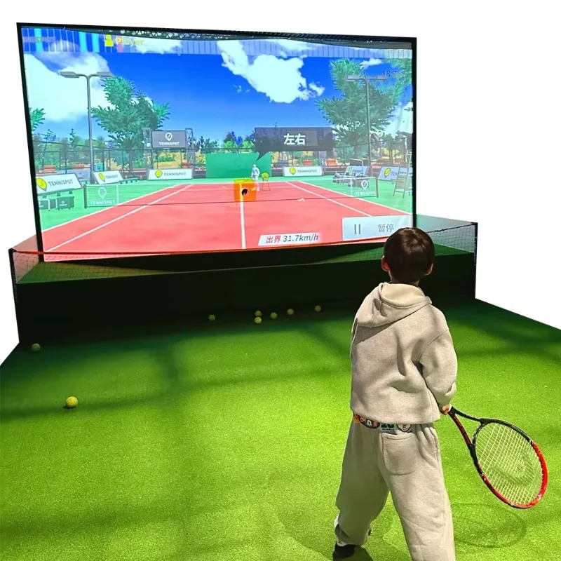 Interactive Tennis Padel Wall Indoor Simulator Digital Sports and Entertainment Equipment Tennis Interactive Games Supplier