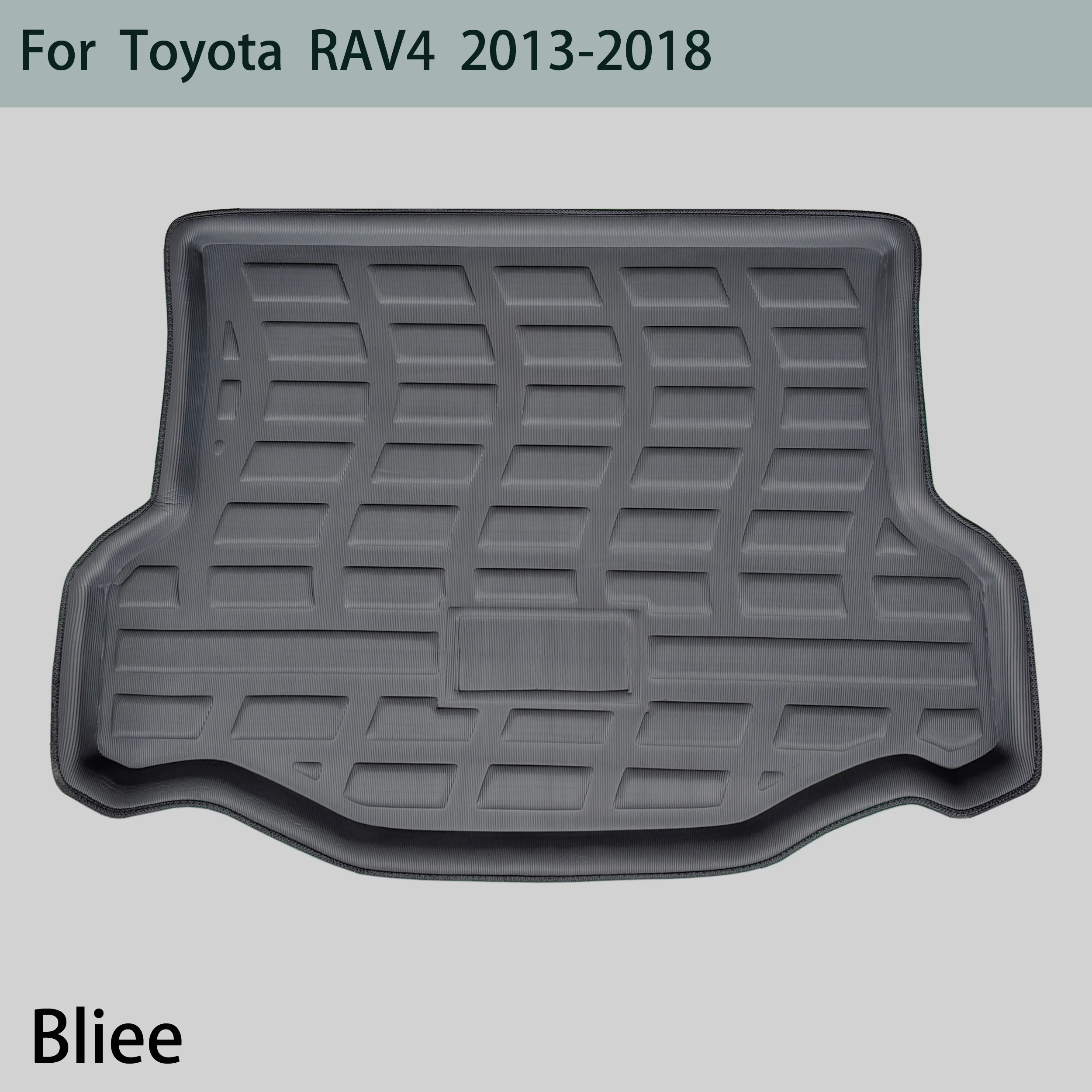 For Toyota RAV4 2013 2014 2015 2016 2017 2018 Tailored Rear Trunk Mat Cargo Liner Boot Floor Tray 3D Protector Car Accessories