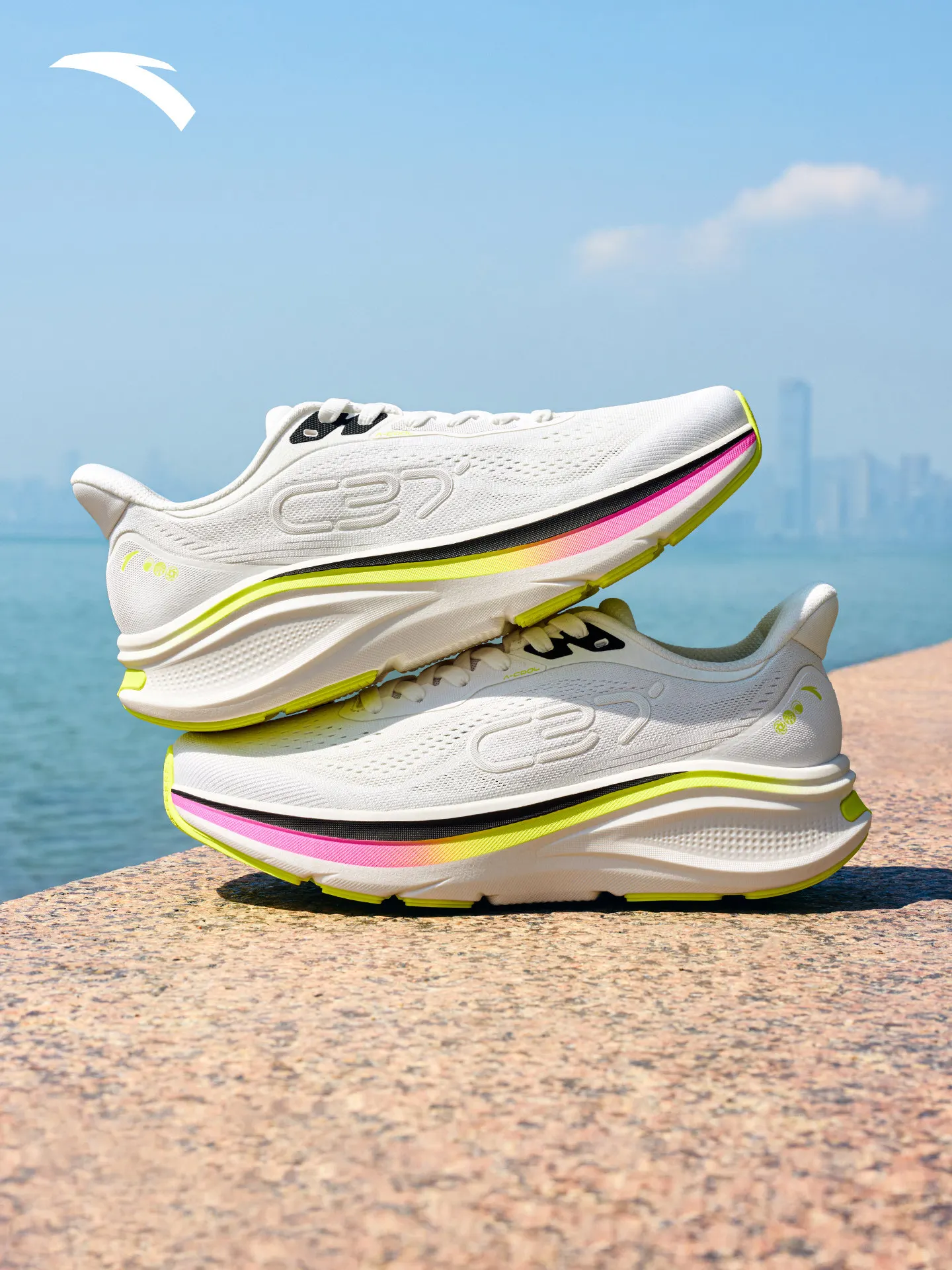 ANTA Men running shoes summer shock-absorbing sneakers soft-soled casual shoes versatile father's shoes C37 7