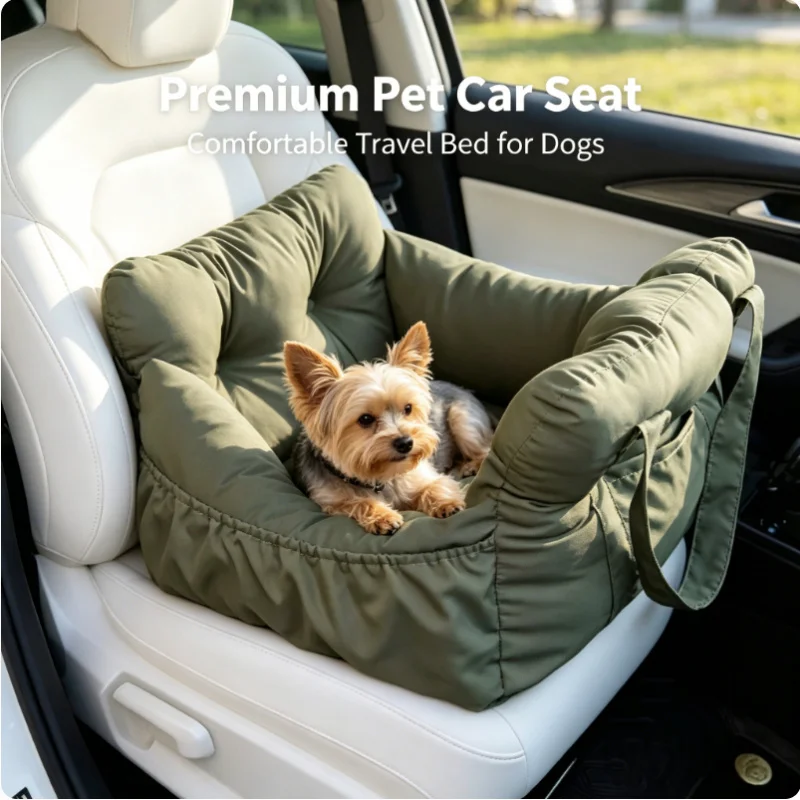 small-dog-car-seat-non-slip-washable-pet-car-bed-with-safety-belt-for-car-travel-safe-rides