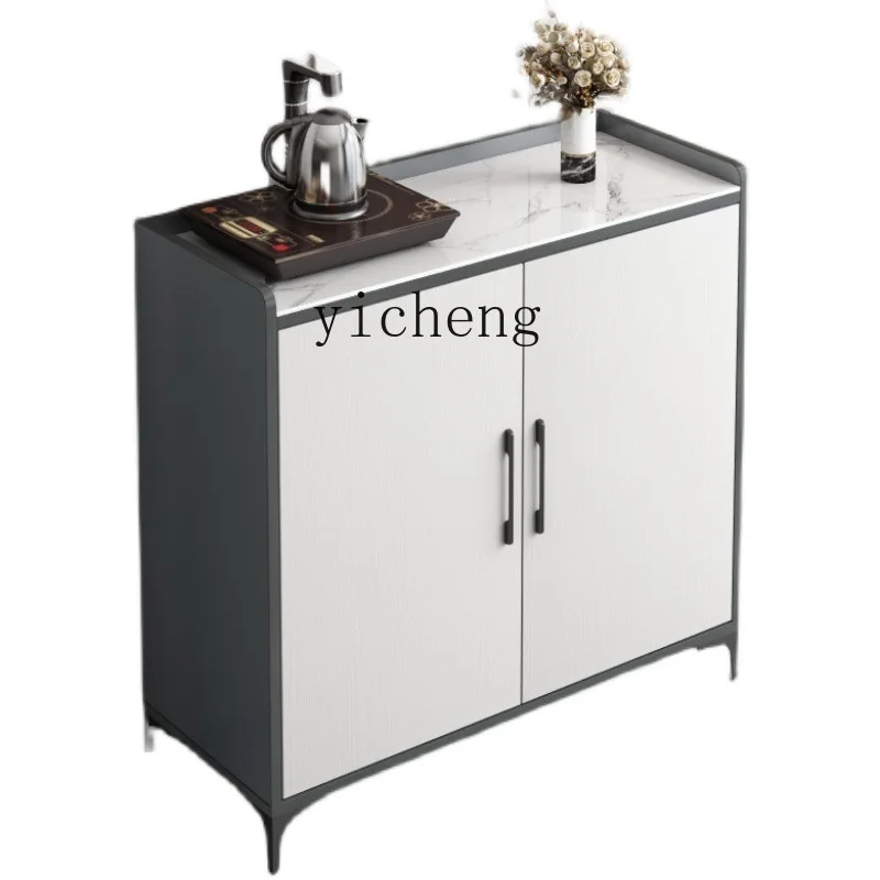 Yy Light Luxury Stone Plate Sideboard Kitchen Living Room Storage Cabinet Household Storage Tea Cabinet