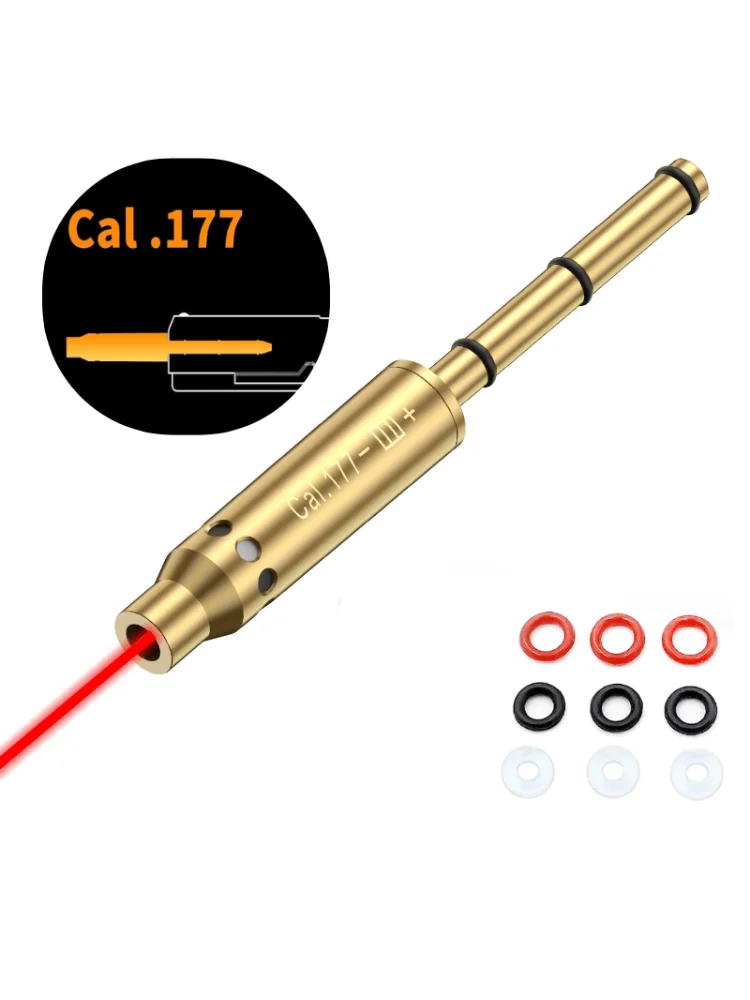 Tactical Red Laser Boresighter 9mm .38spl .223 .177 22LR 308 Cal 40SW caccia pistola Bore Sight Shotgun Training proiettili