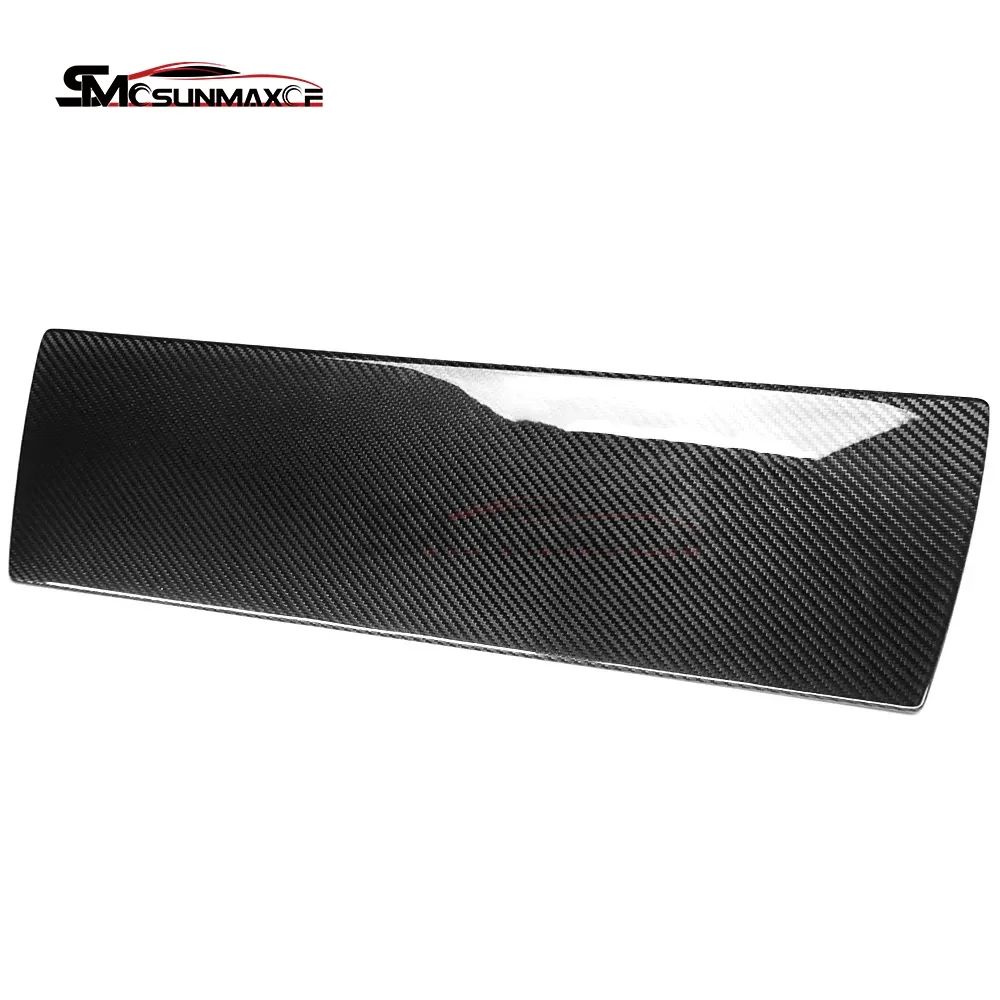 

Carbon Fiber Dashboard Side Glove Box Panel Cover Trim Interior Accessories For 2025 Tesla Model Y Juniper Tesla Model 3 Highl