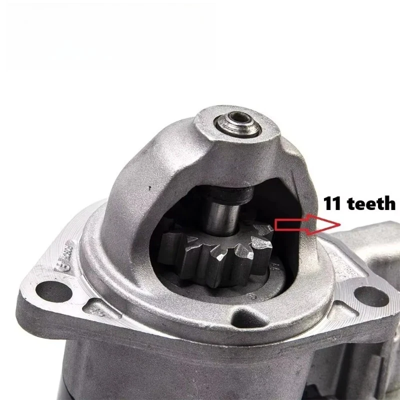 0001107107 SHALUO Brand Generator Starter Motor 5840244 12V 1.1KW 11T Teeth Copper for LOMBARDINI Engine Parts