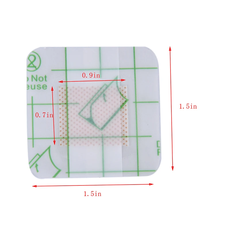 10 unidades de curativo adesivo médico não tecido hipoalergênico para feridas