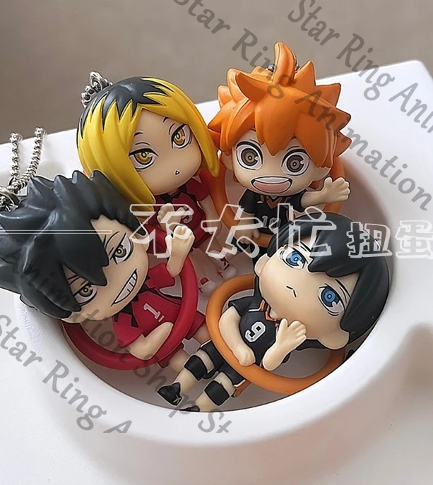 

Haikyuu!! Tetsurou Kuroo Kozume Kenma Anime Bag Pendant Keychain PVC Garage Kits Model Maumet Cosplay Cartoon Gift
