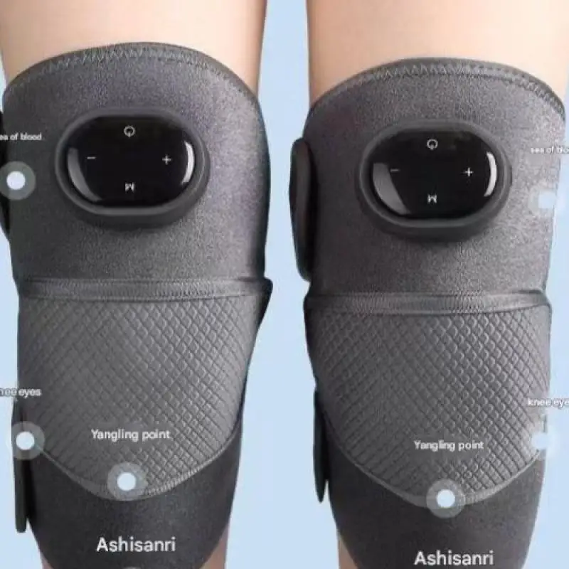 

3-in-1 Heated Knee Wrap, 1800mAh USB Rechargeable, Adjustable Heat & Vibration Massage for Pain Relief, Arthritis, Muscle Relaxa