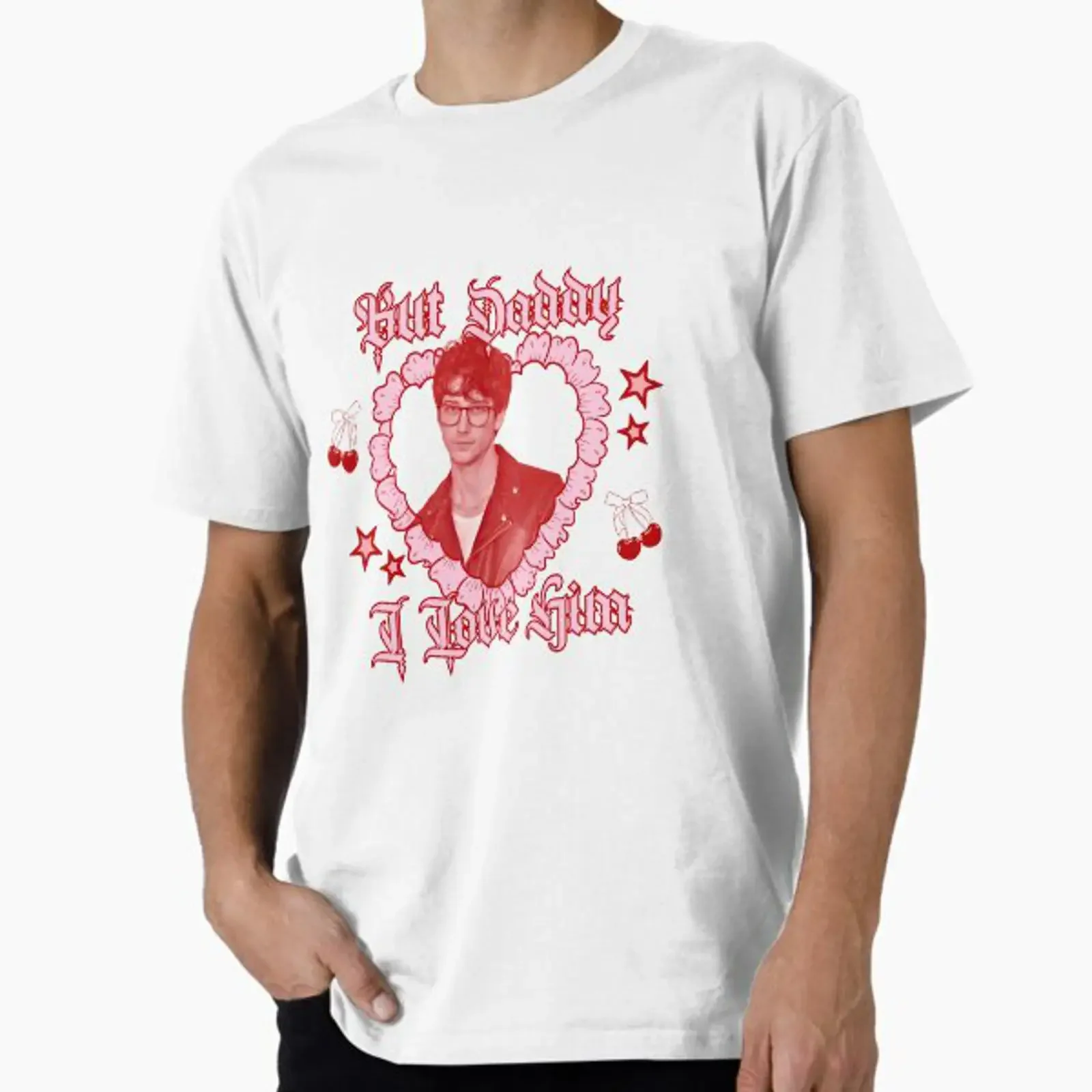 Milo Manheim but daddy i love him cute design designed and sold by SimpsWorld vintage Washed graphic homme Stretched