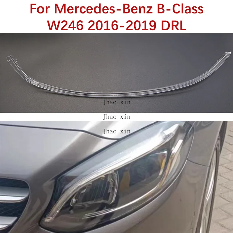 

Front Headlights Suitable For Mercedes-Benz B-Class W246 Ballast Car DRL Guide Strip 2016-2019 White Light Angel Eye Light Tube