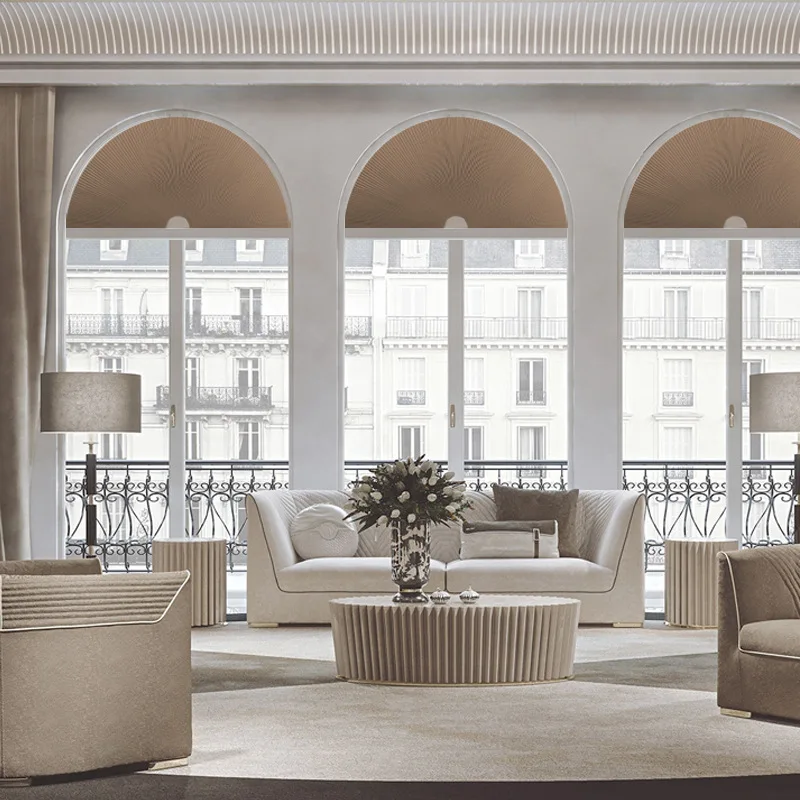 Semi-Circular Honeycomb Blinds Arched Windows Light Filtering Trimmable Shades Custom Fit Half-Round Window Coverings Privacy