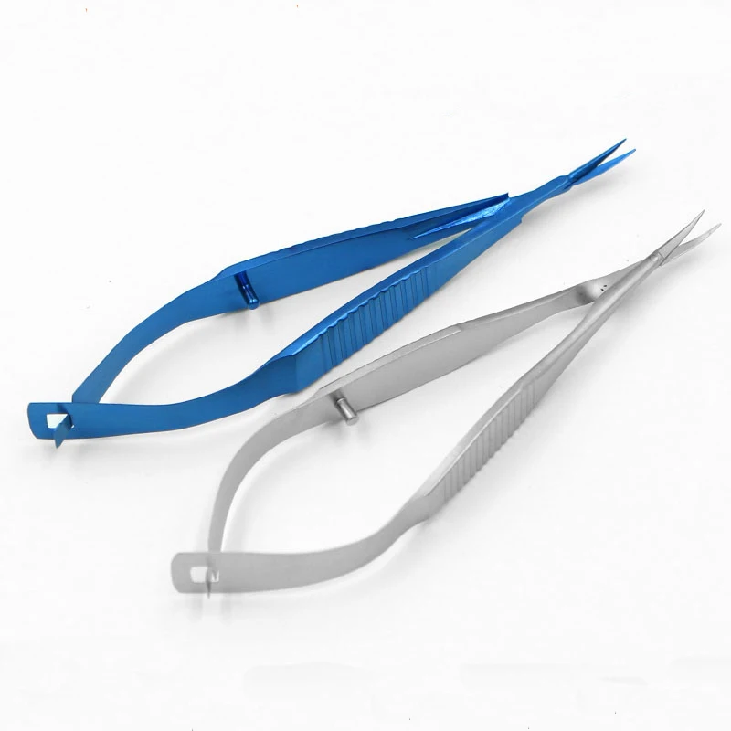 Aço inoxidável Microfine Scissors, Venus, Iris, Eye Instruments, Ultra Fine