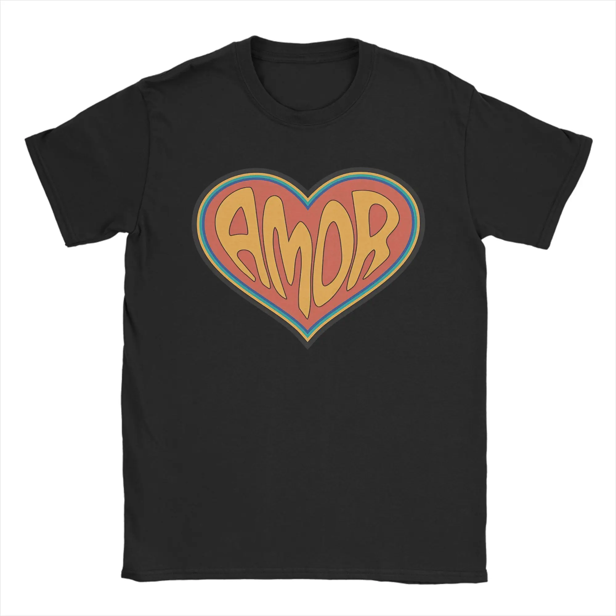 Men Women's T Shirt Amor Amor K3  T Shirts Hipster  Summer Tee Shirt Vintage Cotton Tops Gift Idea