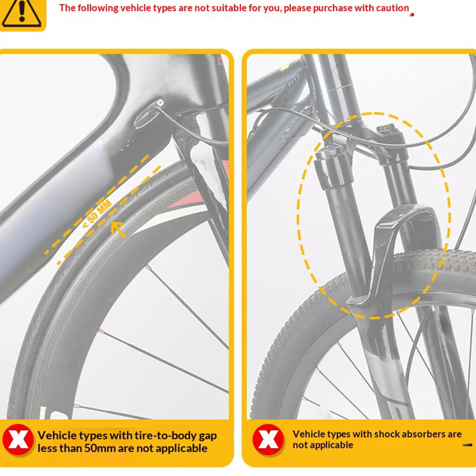 

Mountain Bike Mud Guard Adjustable Cycling Mudflap Bicycle Mudguard Set For Mountain Road Cycling Commuting Recreational Biking