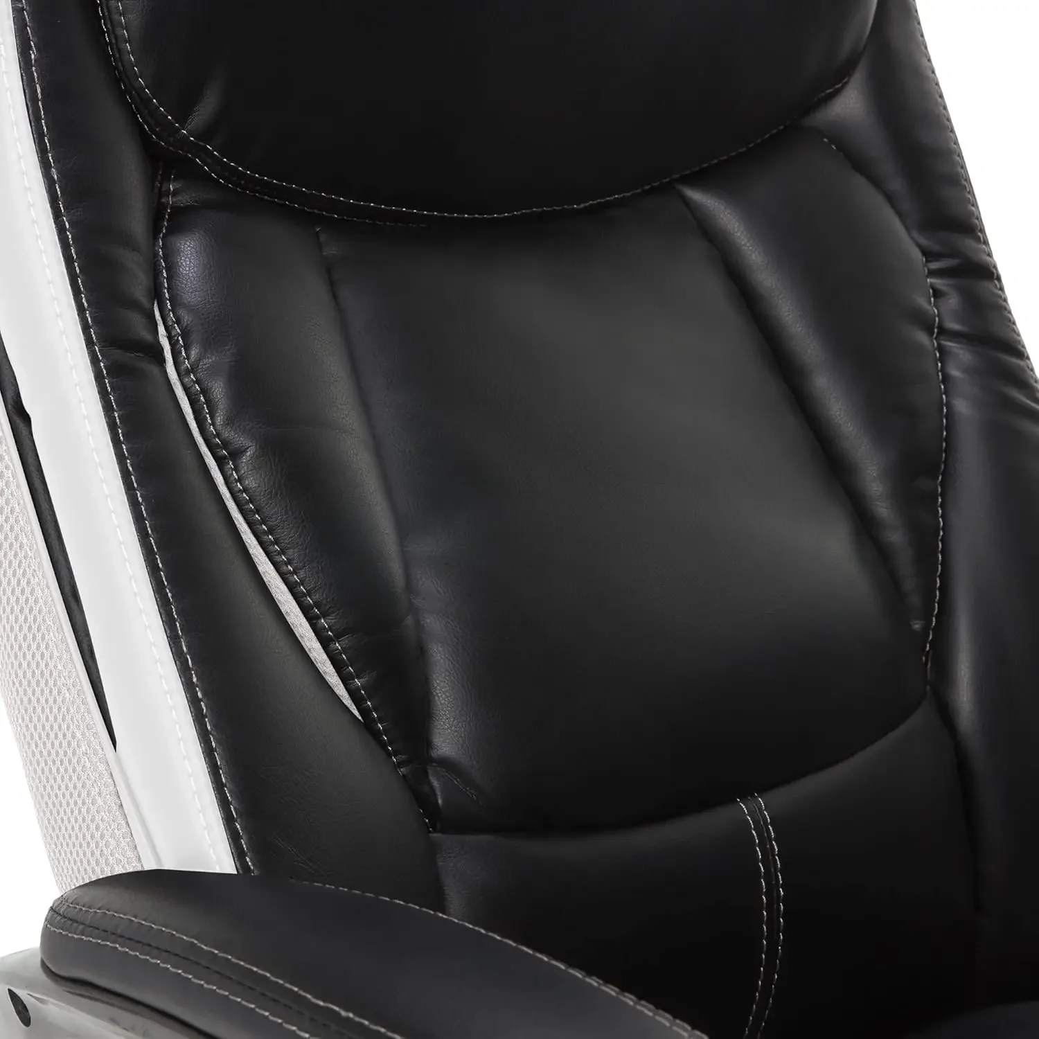 Serta Lautner Executive Office Smart Layers Technology, Leather and Mesh Ergonomic Computer Chair with Contoured Lumbar