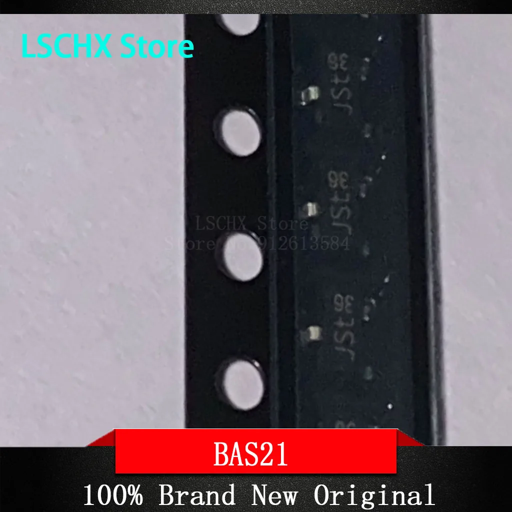 Diodo do interruptor, 50pcs, bas20, bas21, bas29, sot-23
