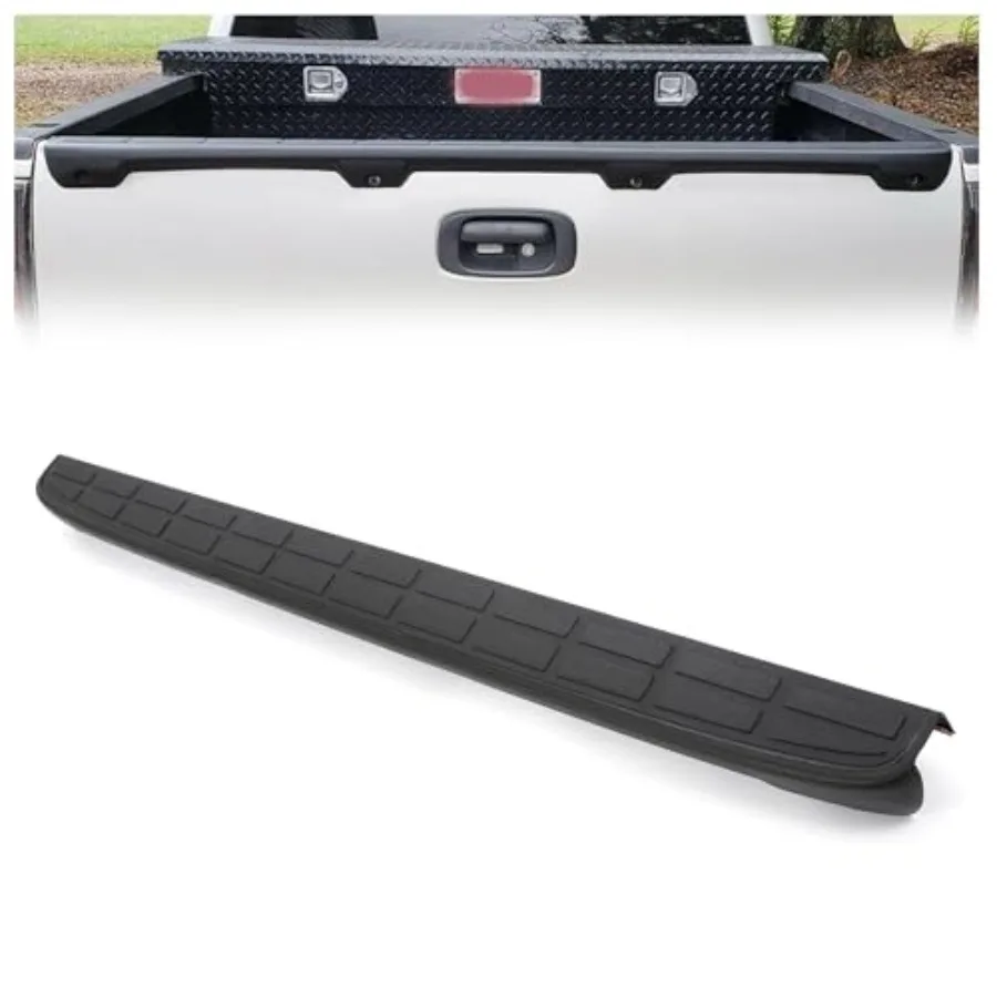 

Tailgate Spoiler Cap Compatible with 1999-2007 Chevy Silverado GMC Sierra Replacement for 15932249 GM1909101 Molding Top Protec