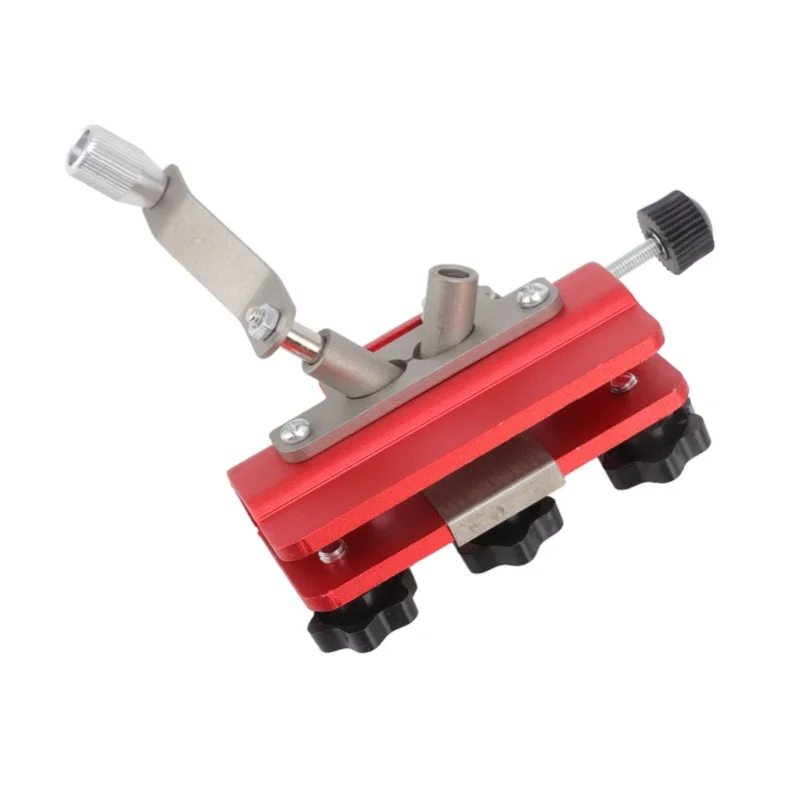 Chainsaw Sharpener Portable Lightweight Hand Crank Chain Sharpening Jig For Electric Saws Red