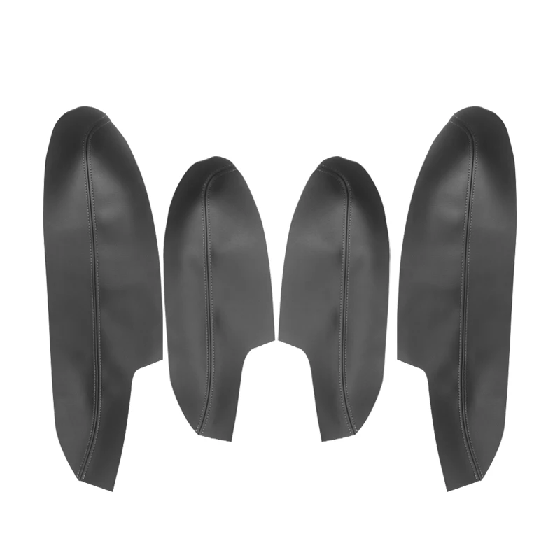 4pcs Soft Leather Armrest Cover For Hyundai Veracruz Car Interior Door Armrest Panel Skin Cover Stickers Trim Accessories