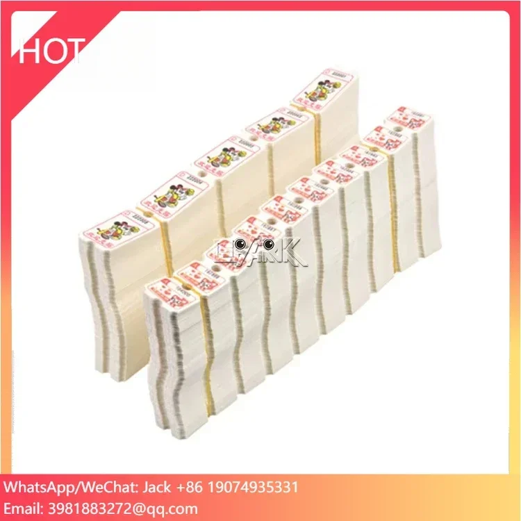 Arcade Custom Ticket Short Ticket For Lottery Game Machine