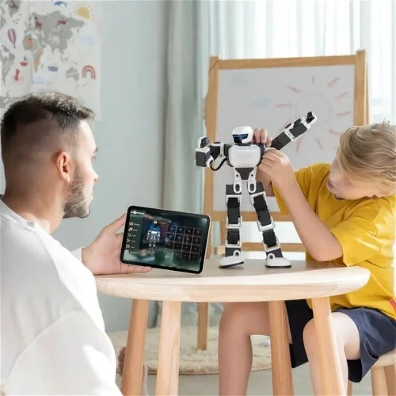 Robosen crianças robô inteligente espaço scout ai robô programável interação de voz aprendizagem robô brinquedo educativo presente aniversário