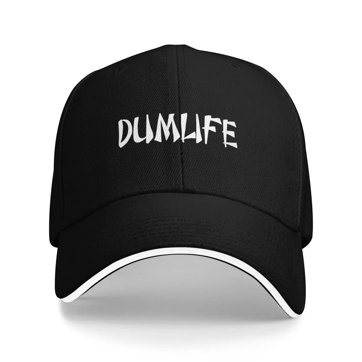 

DUMLIFE (White) Baseball Cap Golf fishing hat Designer Hat Luxury Woman Men's