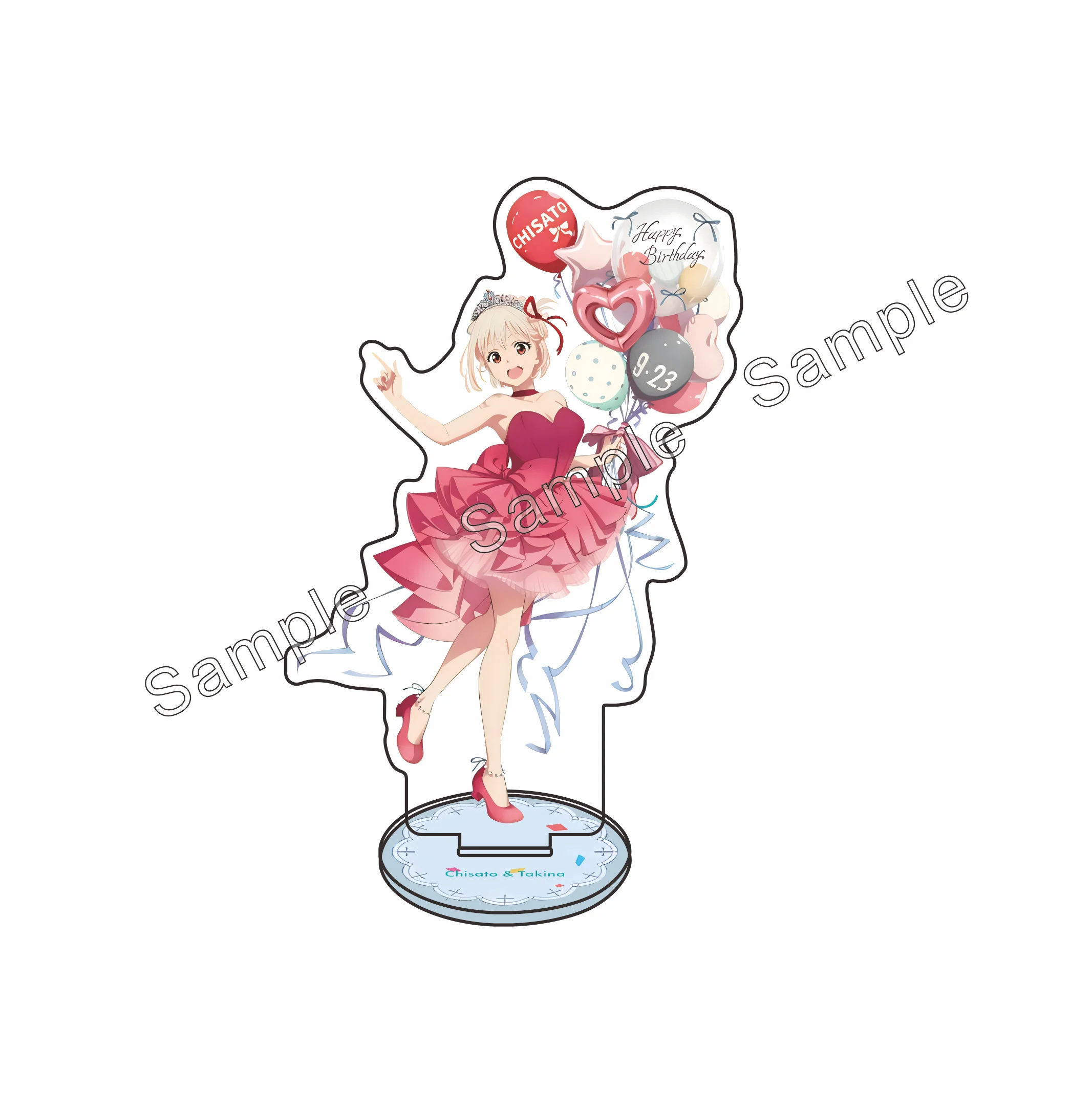 Lycoris Recoil Anime Acrylic Stand Acrylic Keychain Pendant, Fans Birthday Gift, Hot Yofukashi no Uta Anime Merchandise