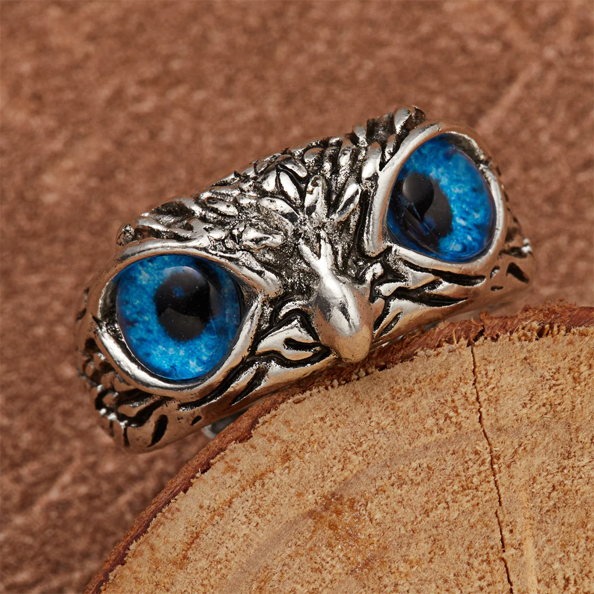 Charm Vintage Cute Simple Design Owl Rings For Women Men Silver Color Animal Owl Engagement Wedding Rings Party Jewelry Gifts