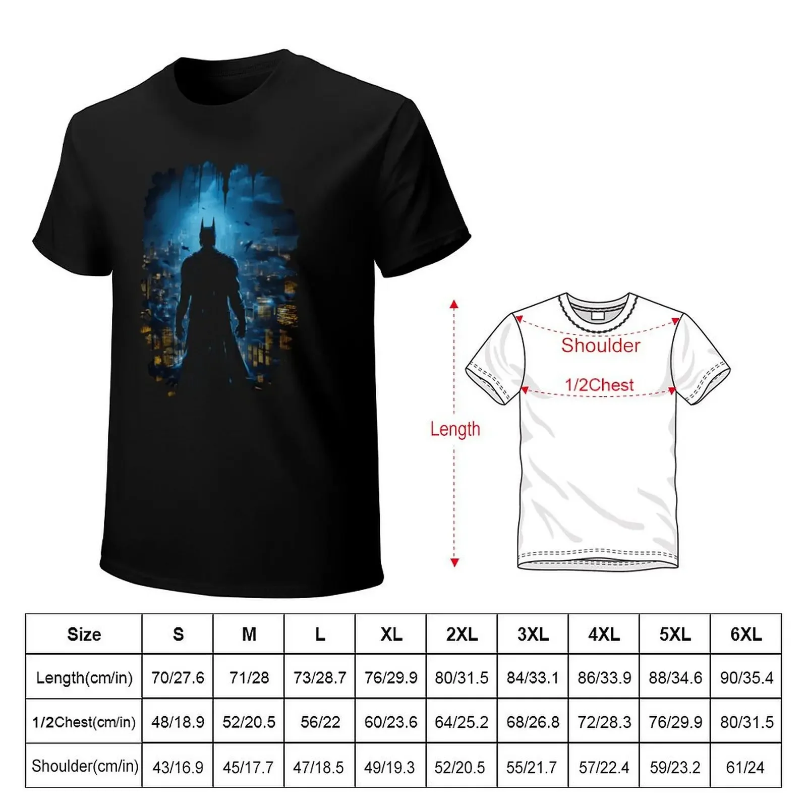 A Vigilante Guards the Night - Silhouette - Hero T-Shirt essential t shirt anime shirts men