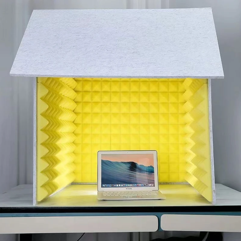 Recording studio, home live streaming host soundproof room, professional recording studio