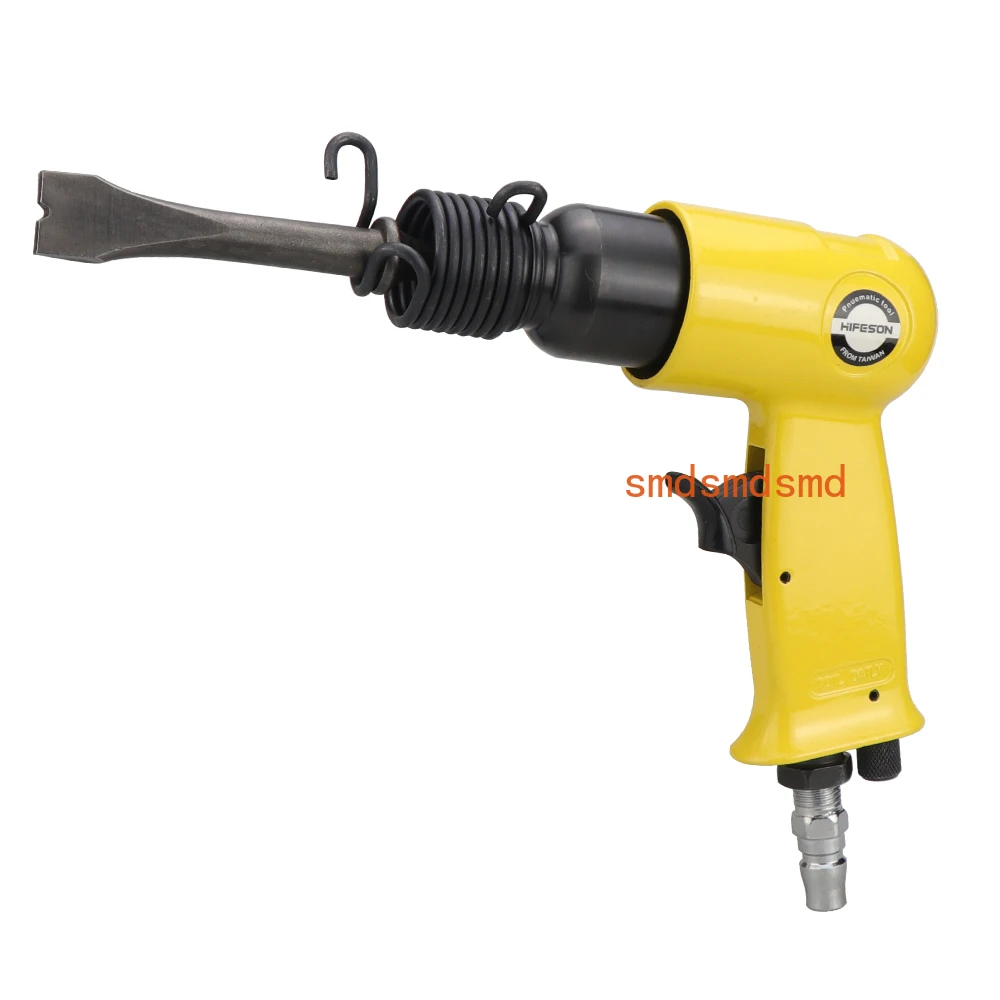 120mm Air Hammer Professional Handheld Pistol Gas Shovels Small Rust Remover Pneumatic Tools with 4 Chisels set