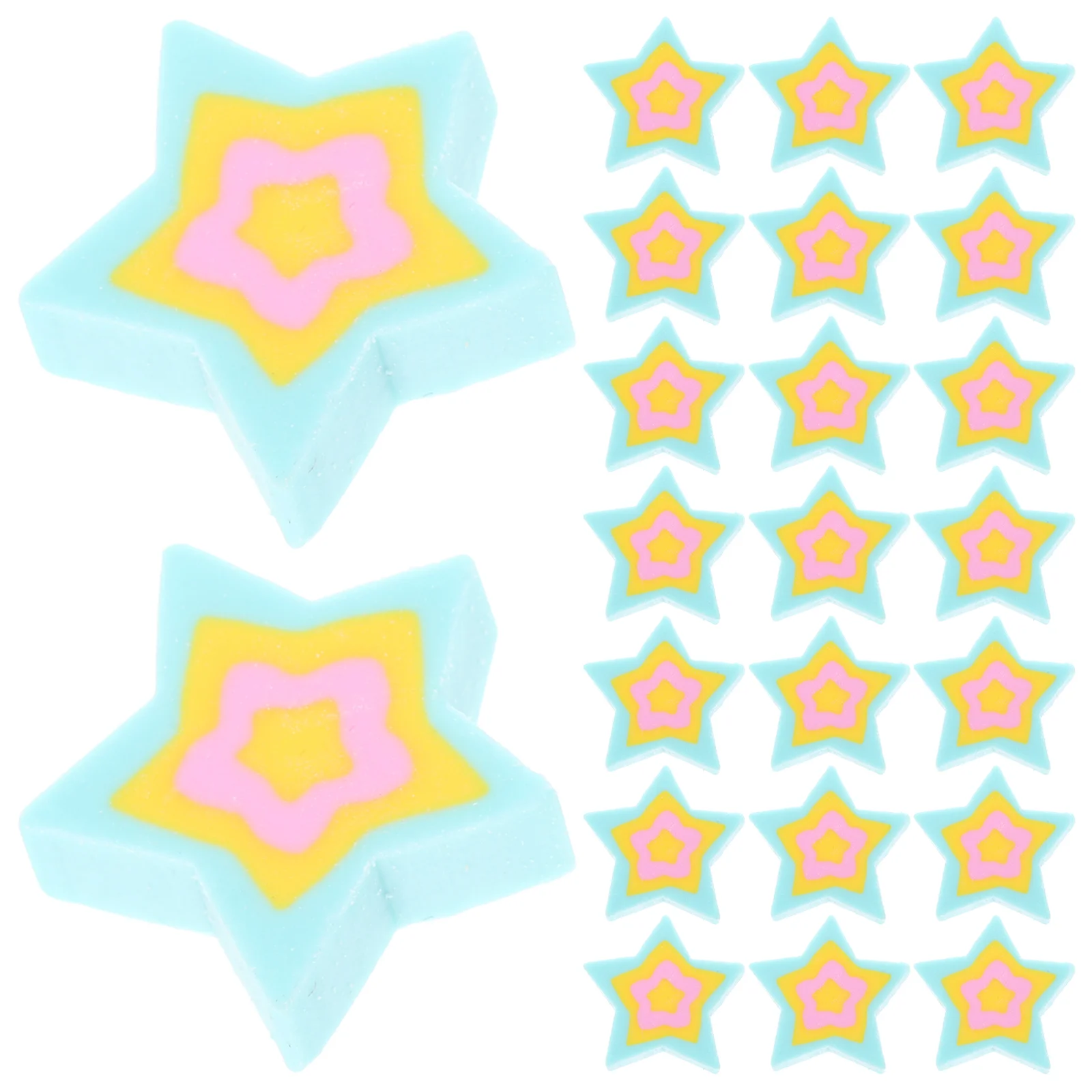 

Star Eraser Erasers for Pencils School Fun Students Kids Bulk Cute Kawaii Cartoon Mini