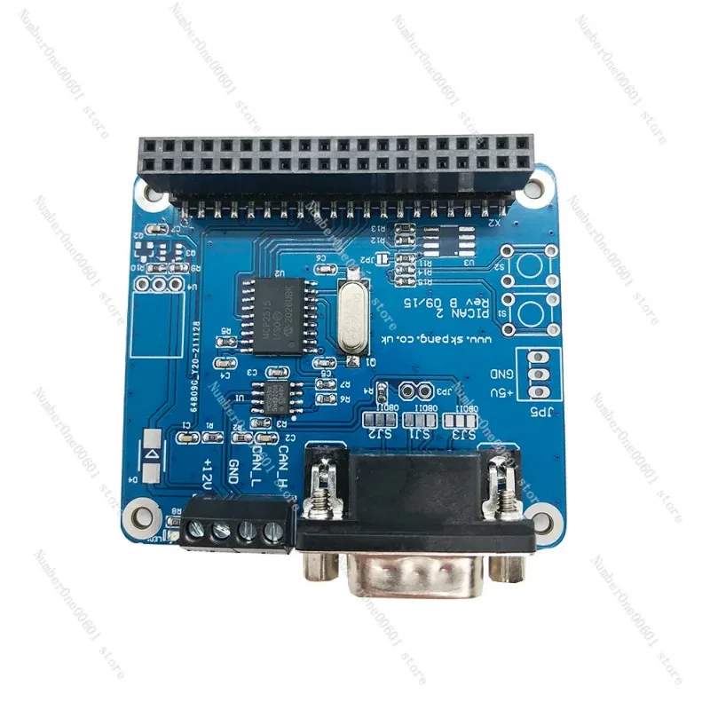 For Raspberry Pi PiCAN2 CAN Bus Module, MCP2515 Controller Board HAT for Automotive OBD2 Industrial Projects