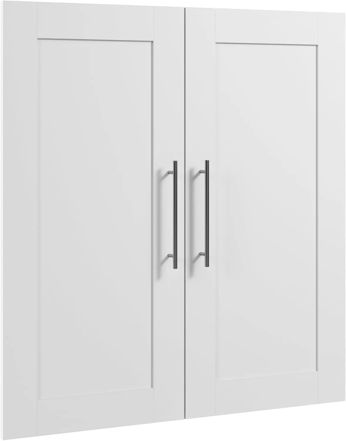 Pur 2 Door Set For 36-Inch Wardrobe Organizer, Concealed Storage For Walk-In Closet, Bedroom, Kitchen Or Entryway, White