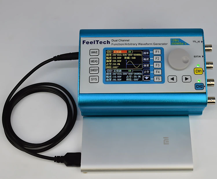 FY2300 DDS Function Signal Generator Arbitrary Waveform Dual Channel Sine Wave Frequency 12MHz