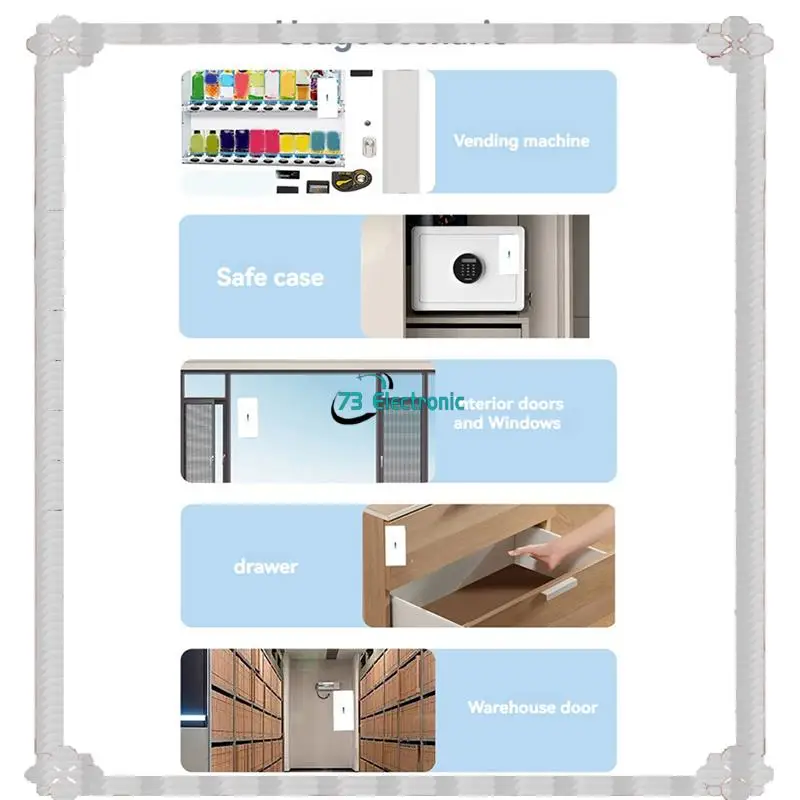 

24-часовая доставка, 9 шт., 433 МГц, беспроводной вибрационный детектор разбития стекла, регулируемая чувствительность, совместимый с системой сигнализации