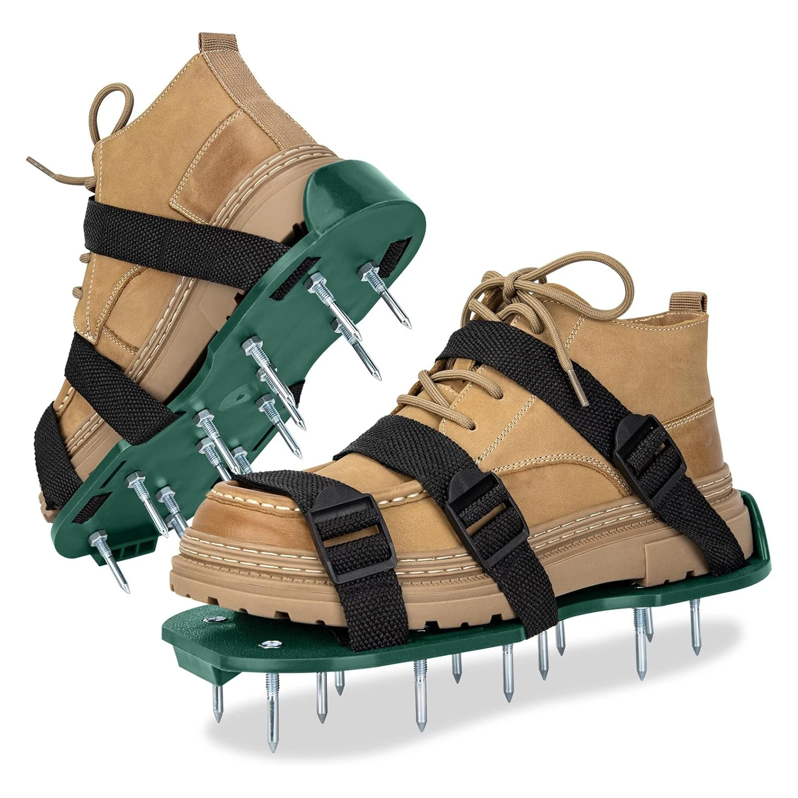 

Обувь для аэратора для газона Ручной аэратор для газона с шипами Регулируемые сандалии для аэрации с шипами Многоразовые пластиковые аэраторы для газона Сандалии для газона