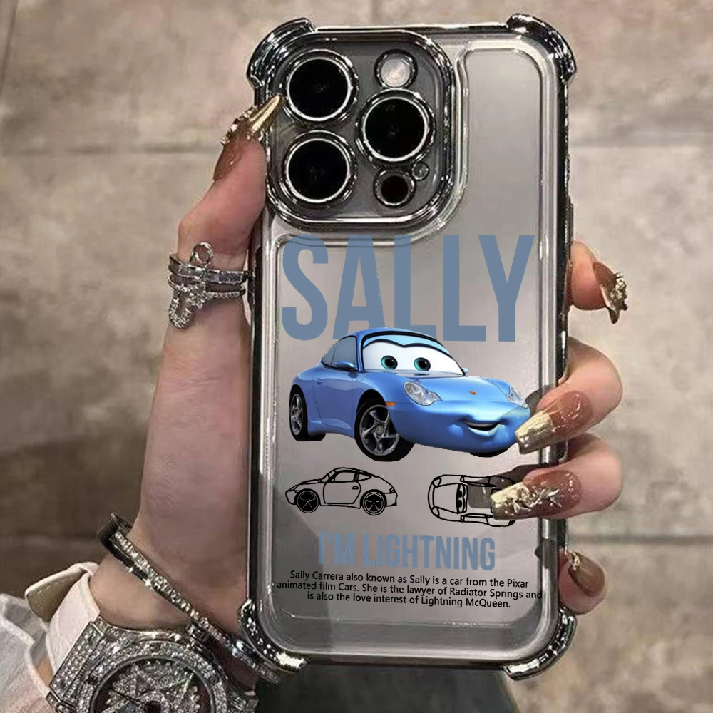 Cartoon Cars McQueens Sallys Phone Case for Samsung Galaxy A57 A56 A55 A54 A53 A52 A37 A36 A16 A06 4G 5G Anti-drop Cover view 4