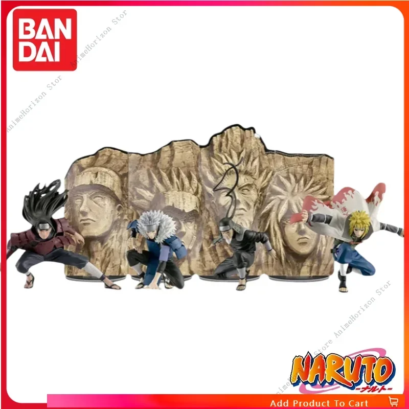 

In Stock Original Bandai Naruto Panel Spectacle The Strongest Warriors Namikaze Minato Animation Model Action Figure Toys Gifts