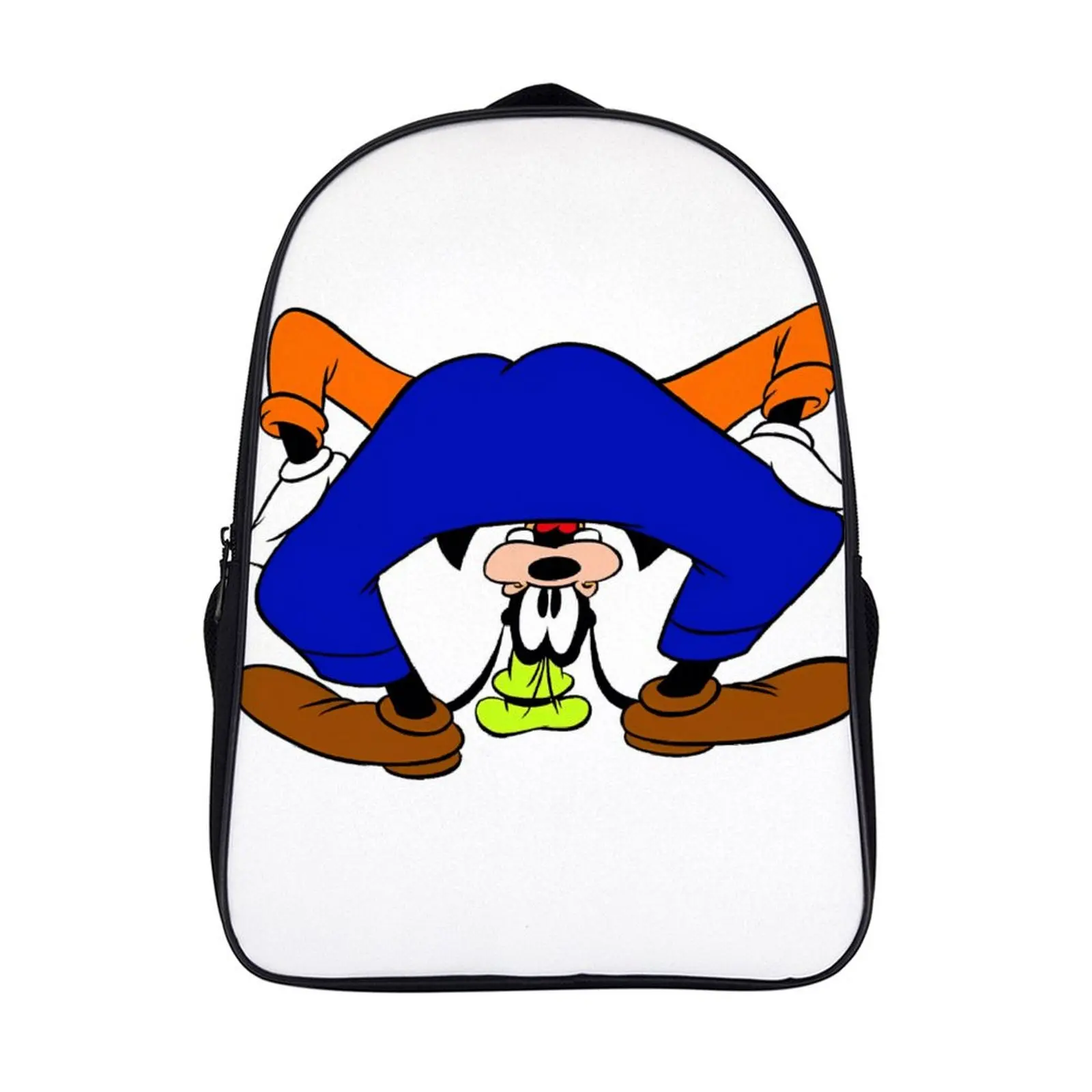 

Fashion Student's Backpack Cartoon Disney Goofy School Bag 16 Inch 2 Compartment Backpack Student Schoolbag